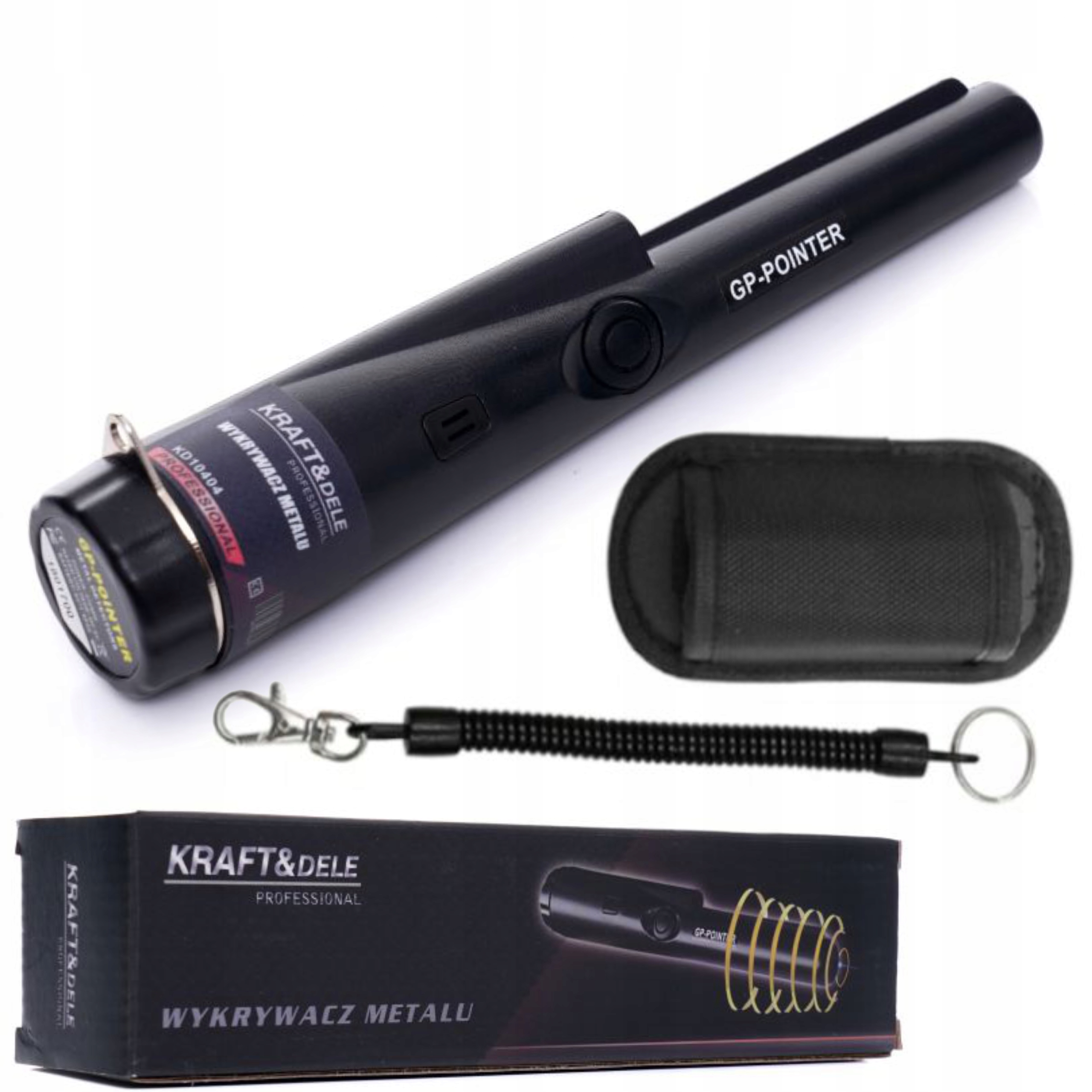 Kraft&Dele Detektor Kovů Gp-pointer S Led Svítilnou Skenování KD10404