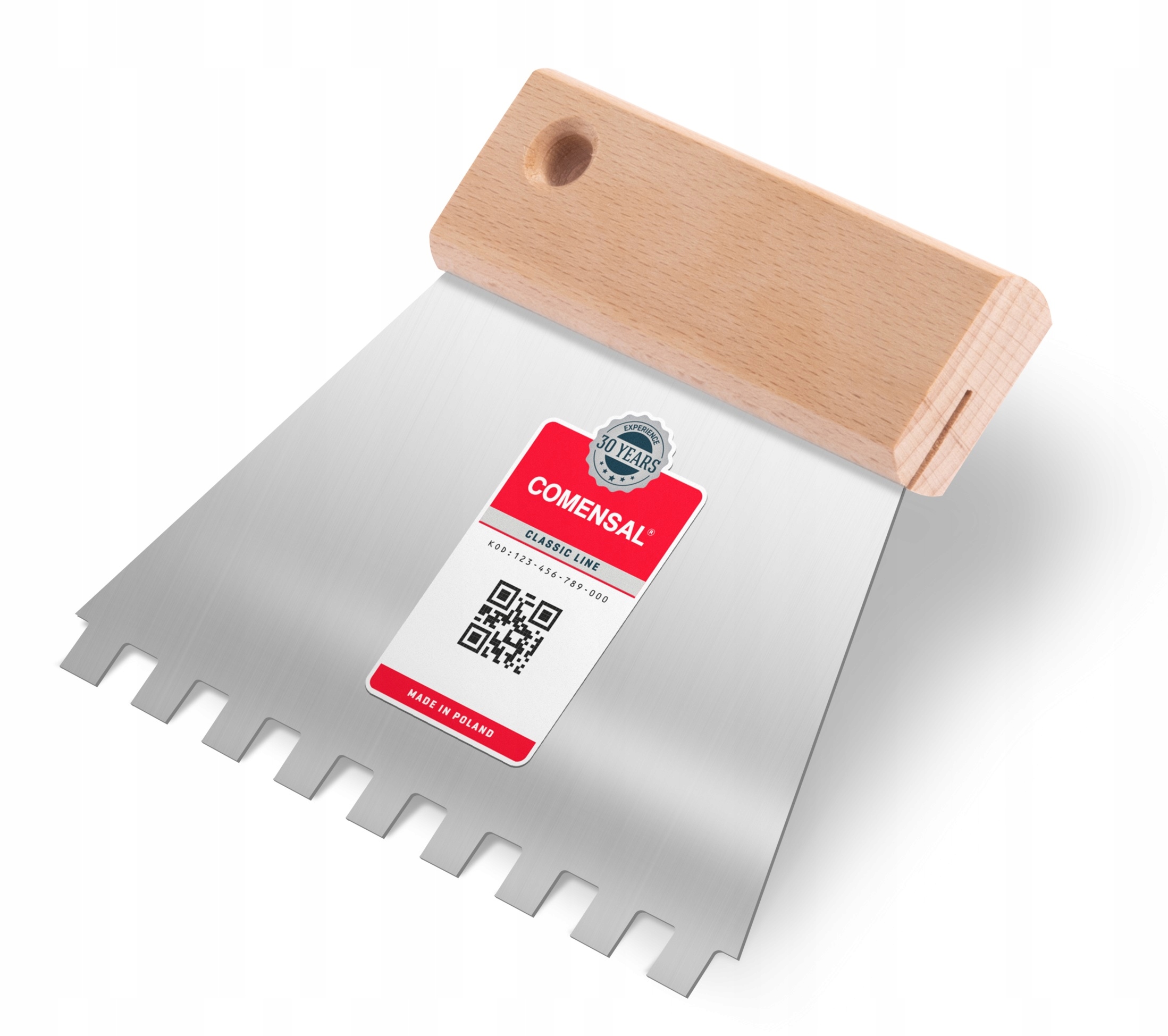 

Comensal Szpachla zębata 8x8 do kleju 150mm