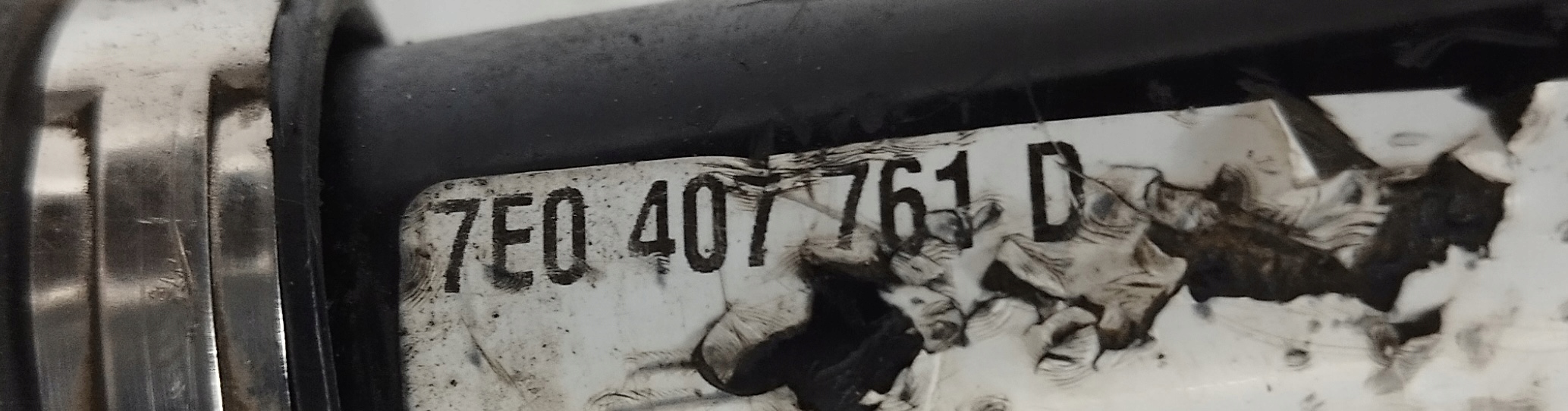 A2 VW T6 2.0 TDI semi-axis NAPEDOWA right front 7E0407761D