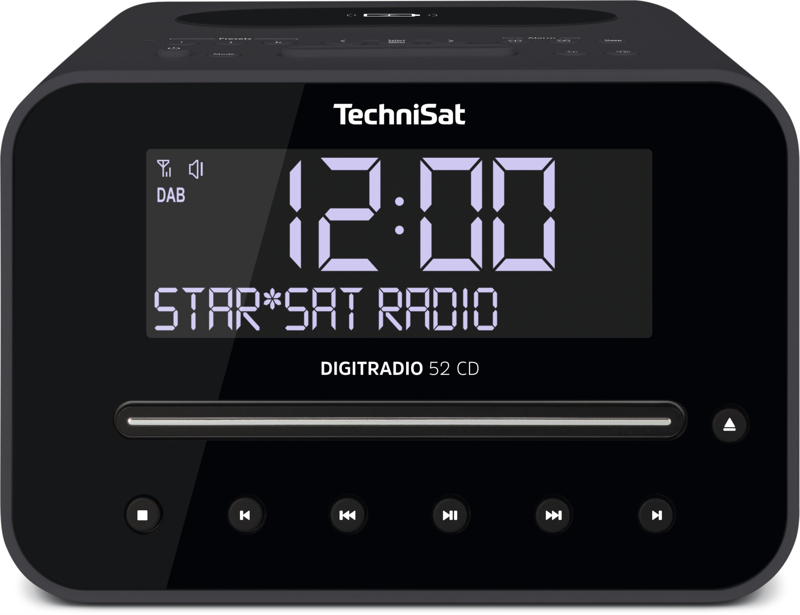 Digitální rádio Dab+ Digitradio 52 CD nabíječka Qi