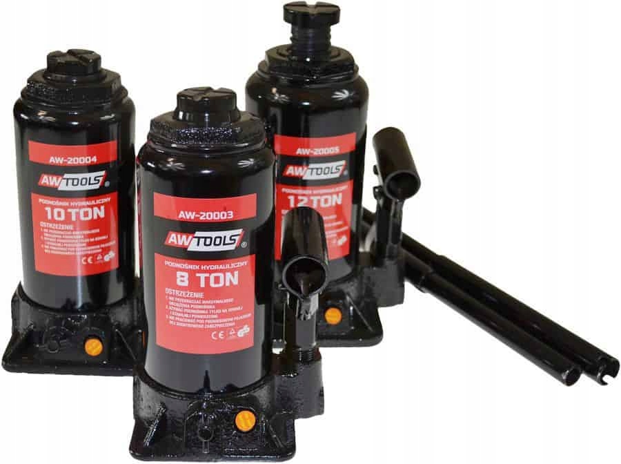 AWTOOLS Dźwignik tłokowy hydrauliczny 10T 200-400