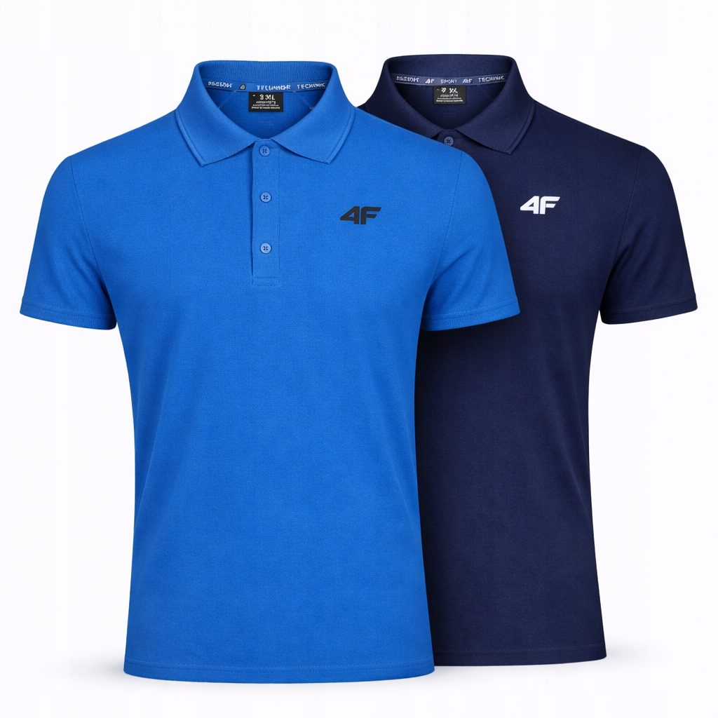 Sada Triček Polo 4F Pánské Tričko Sada 2 Kusů 4XL M0770 SS26