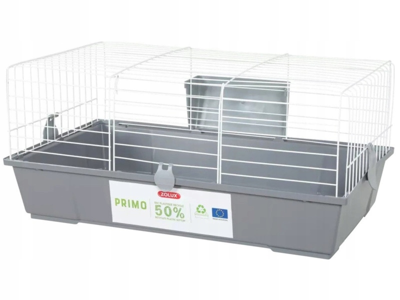 Klatka dla królików Zolux Primo Biało-szara