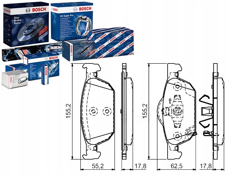 Brzdové Destičky Honda Přední Accord 08- CIVIC 12- Asistent Kolize #34