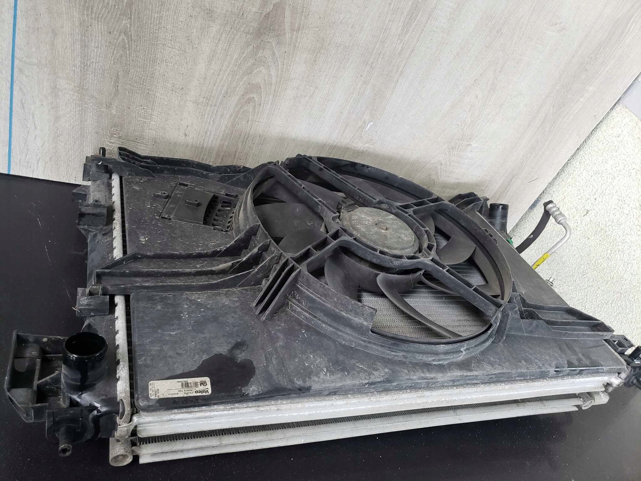 kpl chladič ventilátor Saab 9-3 z18xe 1.8i 122km