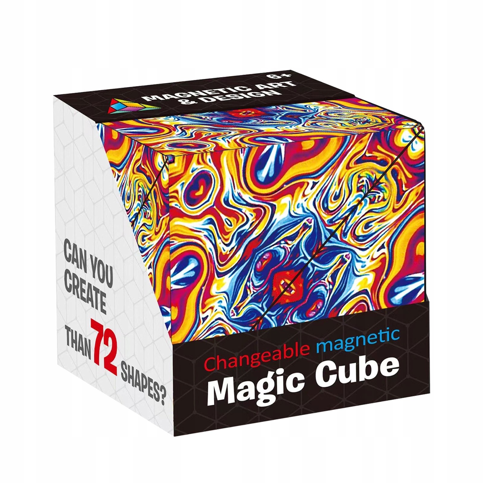 MAGNETYCZNA KOSTKA MAGIC CUBE FIDGET ANTYSTRESOWY 70 MOŻLIWOŚCI MAGICZNA An Kod producenta 88804