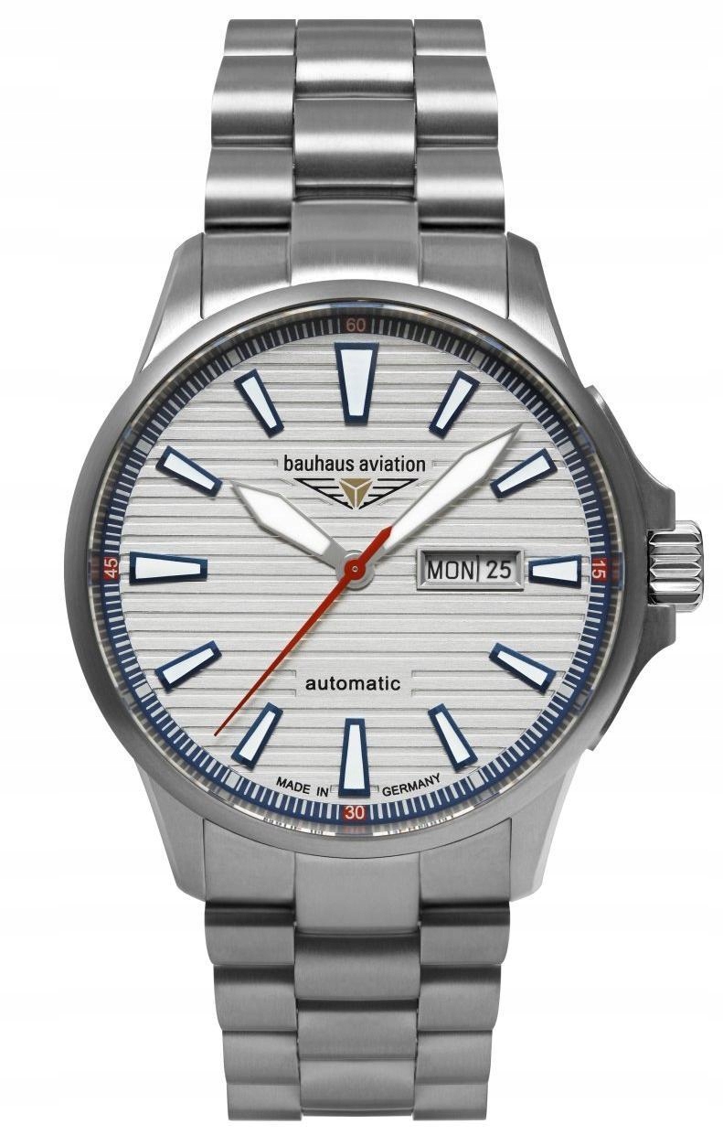 Nové Originální Pánské Hodinky Bauhaus 2862M-1 Aviation Titanium Automatic