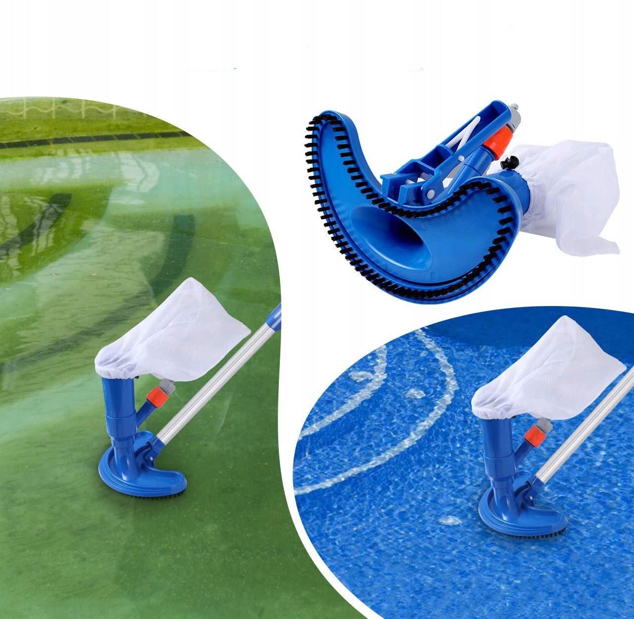 ZESTAW ODKURZACZ DO BASENU DO OCZKA DO CZYSZCZENIA CZYSZCZENIE BASENU FILTR EAN (GTIN) 0886545062976