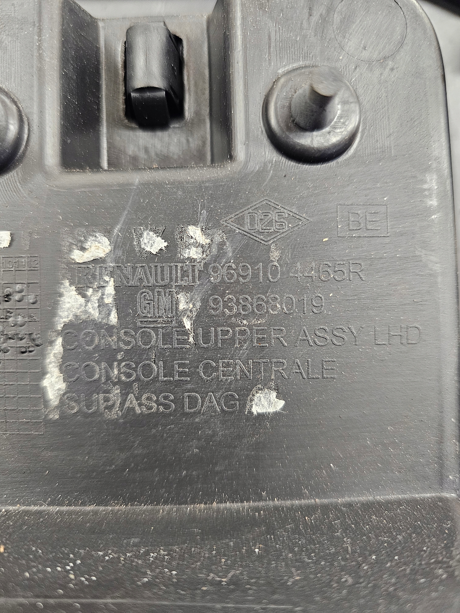 Blende Abdeckung schalthebel Schalt getriebe TRAFIC III VIVARO B