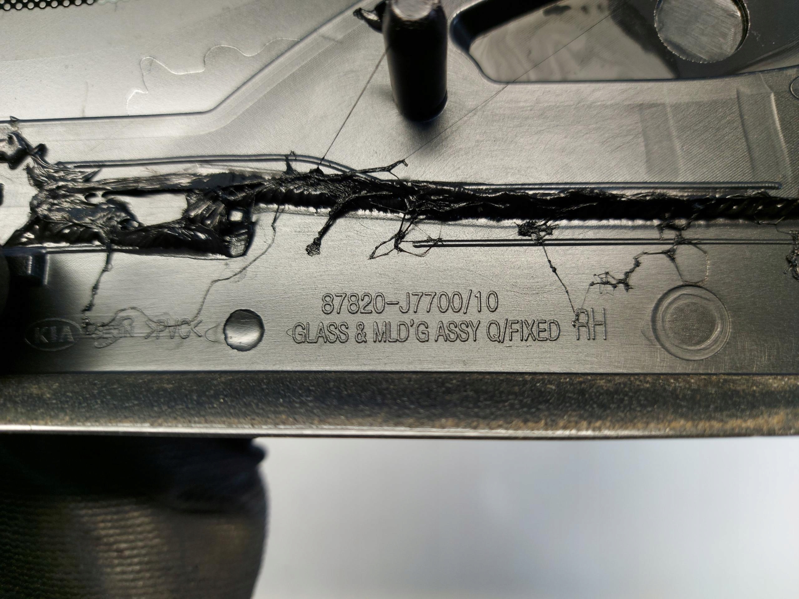 KIA PROCEED III window bodywork right rear part