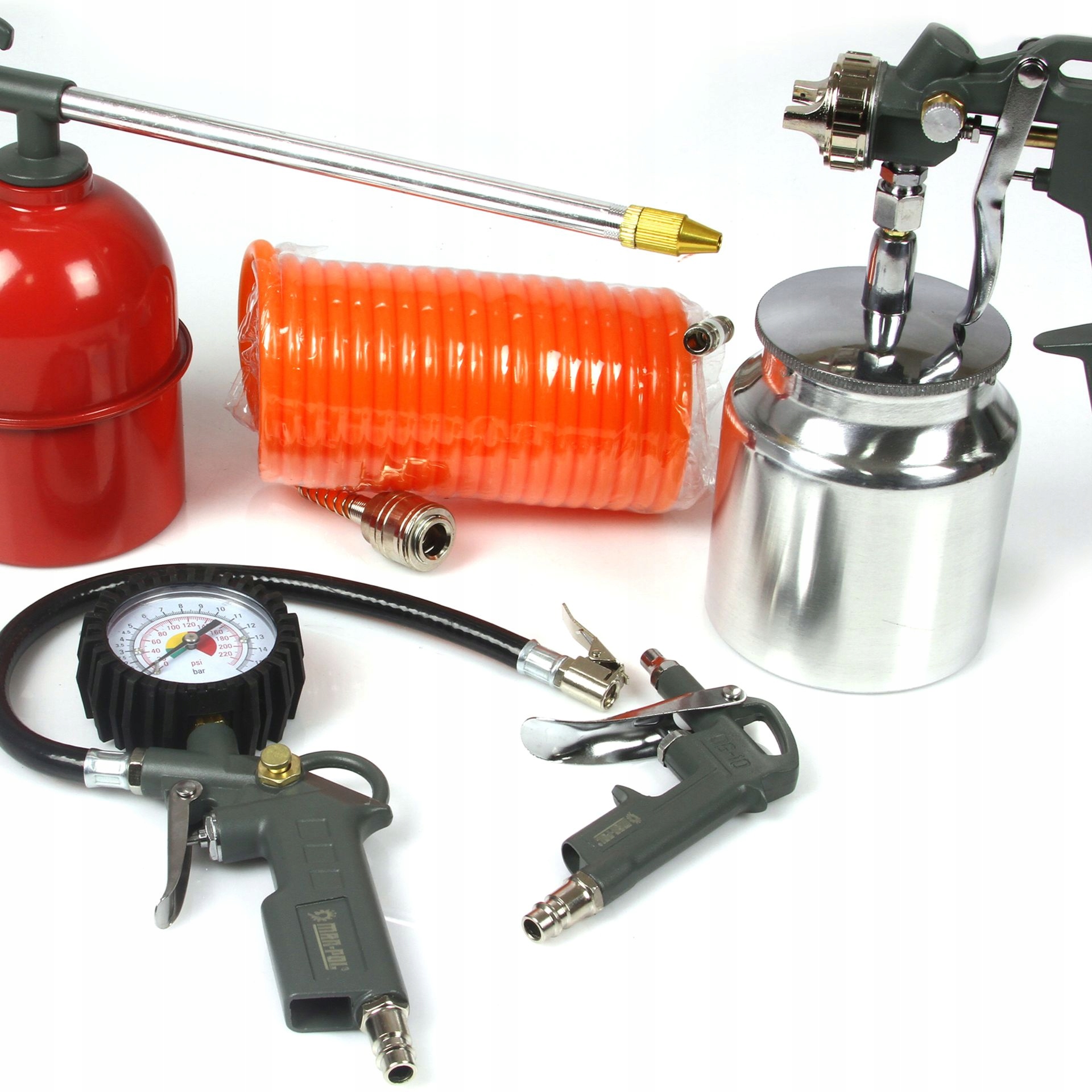 Pneumatická Sada 5v1 Pneumatických Nástrojů Pro Kompresor Kompresoru Kit