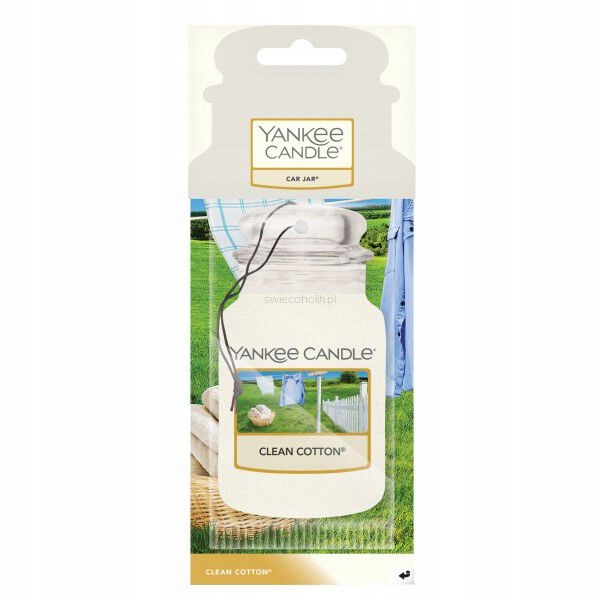 Clean Cotton Yankee Candle car jar zapach do auta