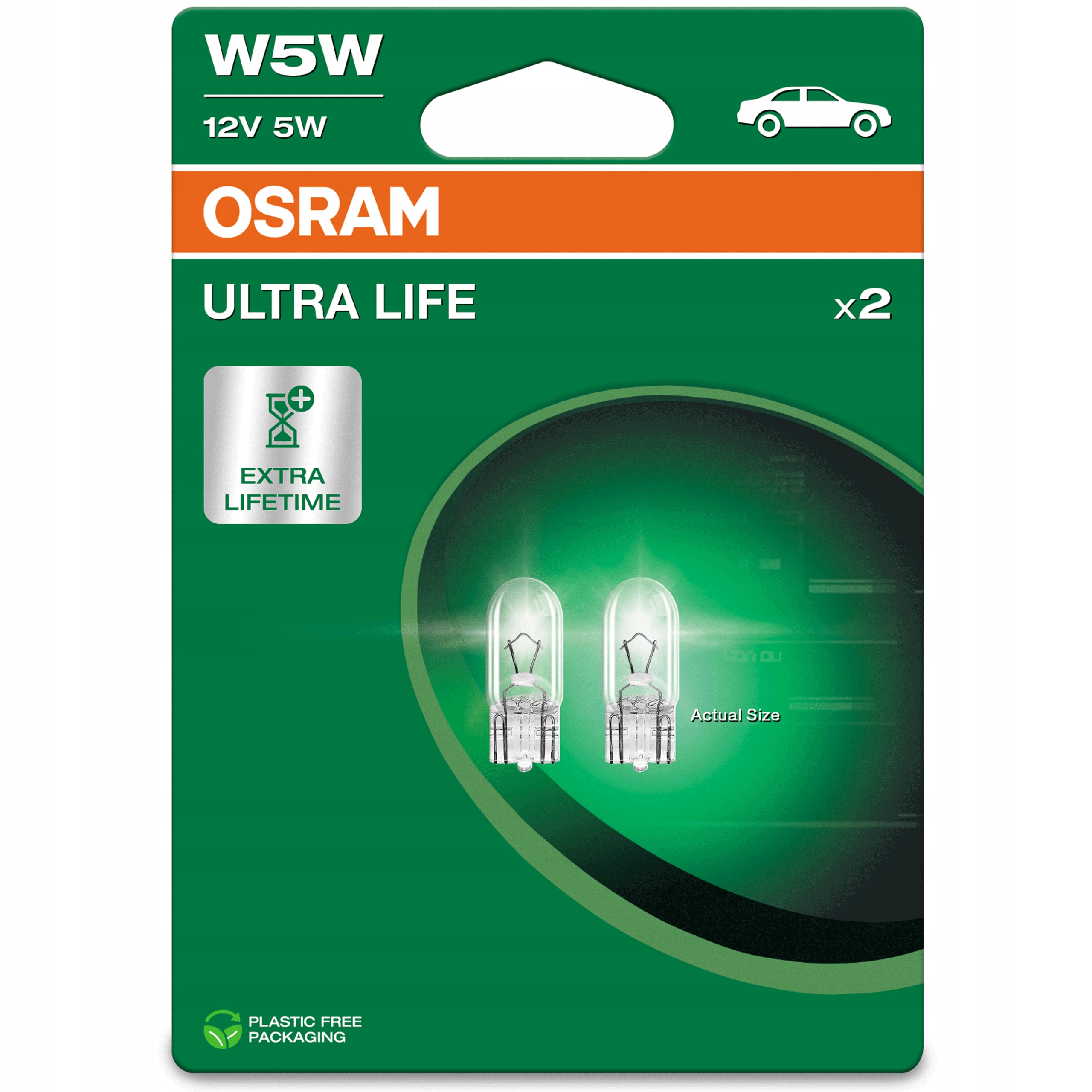 Osram W5W Ultra Life Żarówki Samochodowe z Wydłużoną Żywotnością Gwarancją