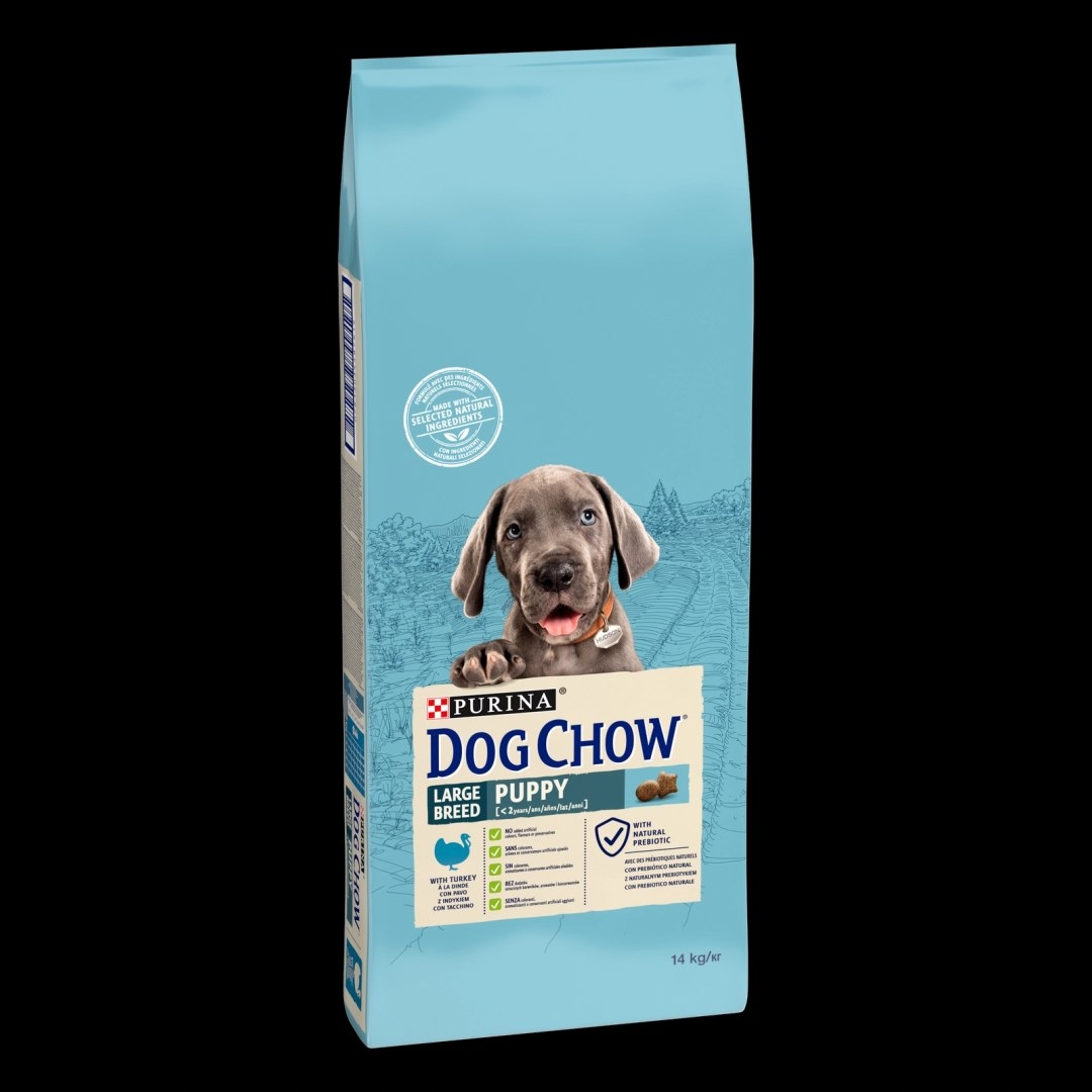 Purina Dog Chow Large Breed Puppy s Krůtím Masem 14kg