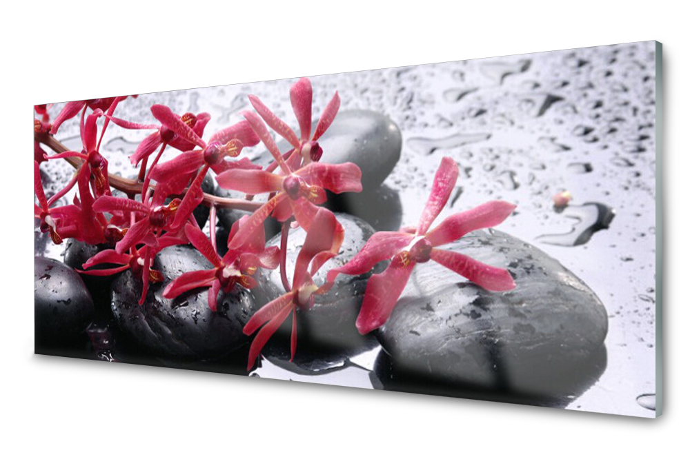 

Panel szklany do kuchni Dekor Kwiat 125x50