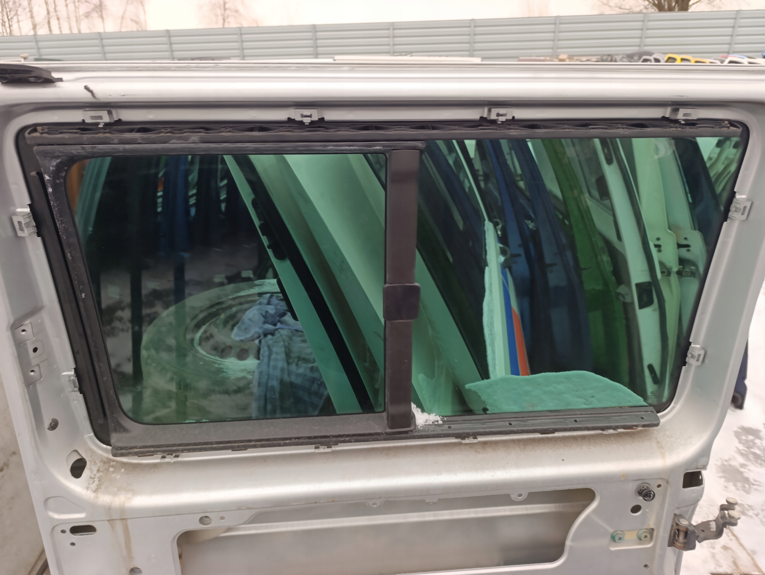 door sliding VW T5 T5 lift side right silver