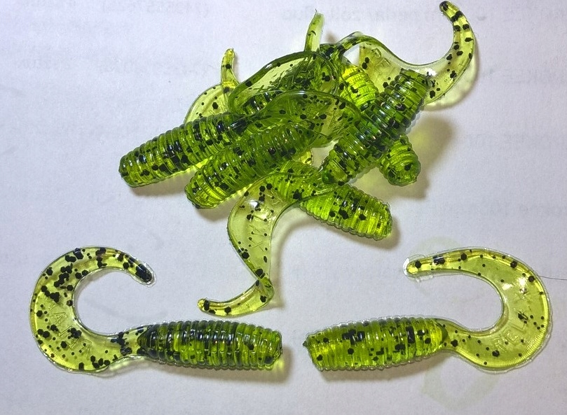 

Relax Twister 40mm (3szt) zielony czar. brok TS186