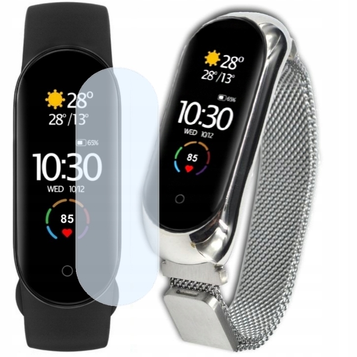 

Xiaomi MI Band 5 Folia Bransoleta Srebrna