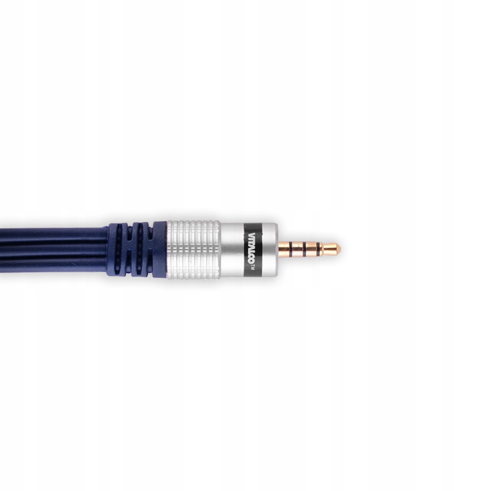 Kabel Jack 3,5 4 pol-3 RCA Cinch Wtyk VITALCO 1,5m Długość kabla 1.5 m