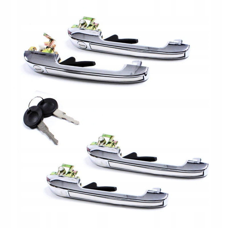 KLAMKI TUNING CHROM 4 szt. kpl do VW Golf II Jetta