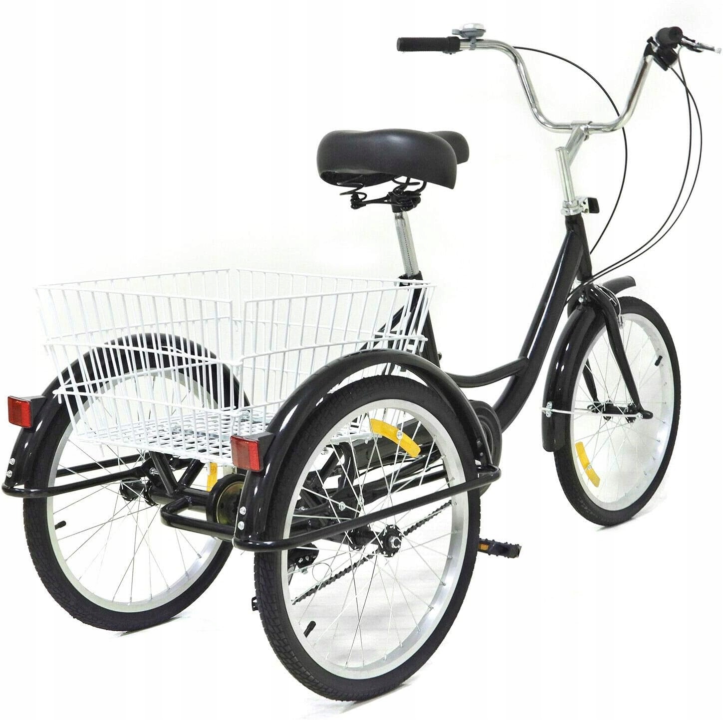 ROWER TRÓJKOŁOWY DLA DOROSŁYCH 20 CALI 8 BIEGÓW CZARNY Kod producenta ROWER