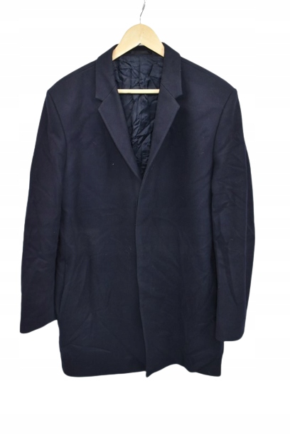 COS płaszcz męski 54 dyplomatka wełna 75%