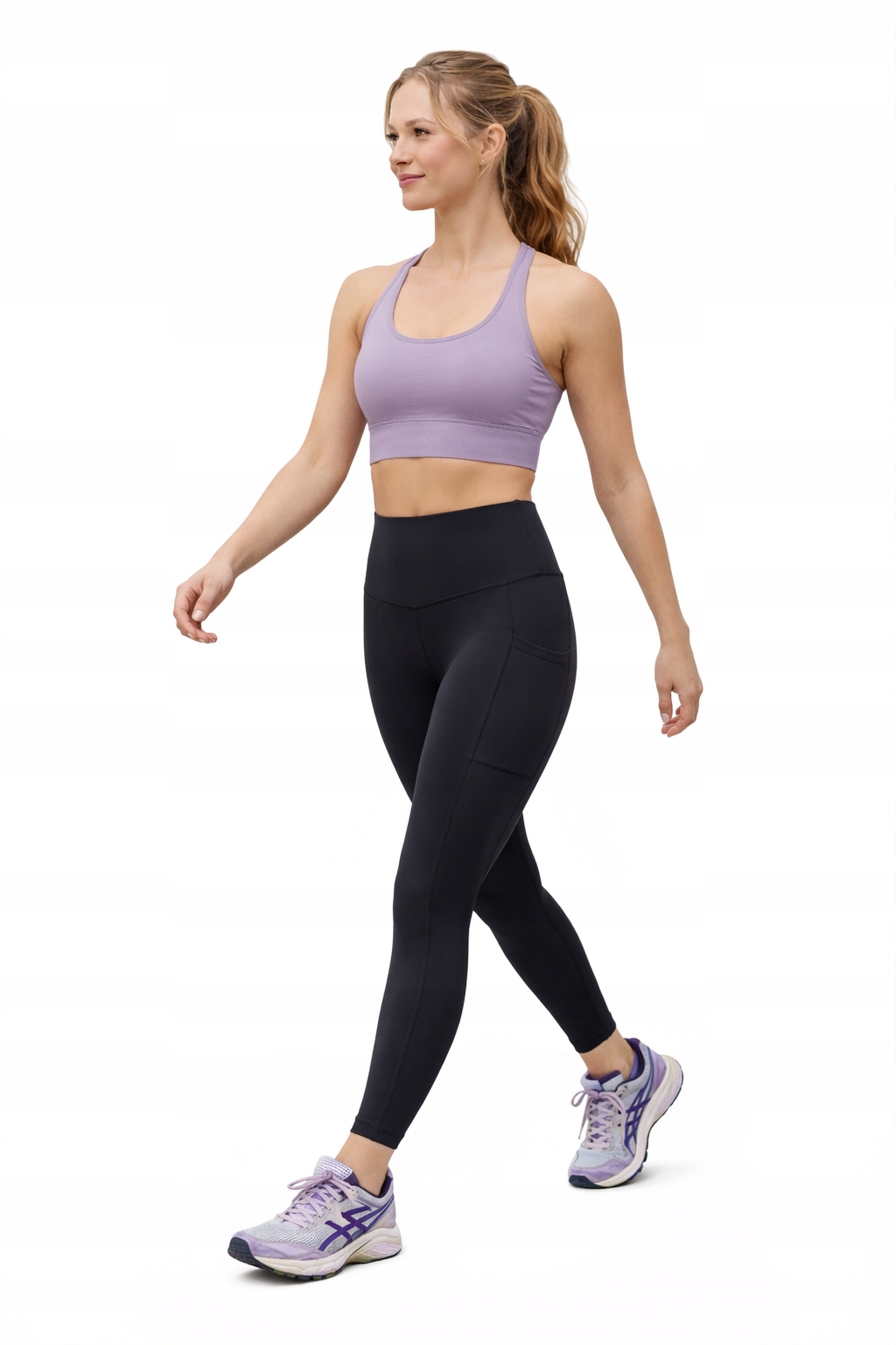 Dkny Sportovní Legíny Dlouhé Černé S Vysokým Pasem S I3B