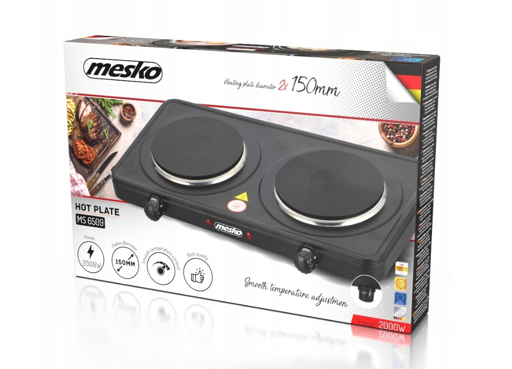 Kuchenka elektry. MS 6509 MESKO Electric stove MS 6509 Model MS6509