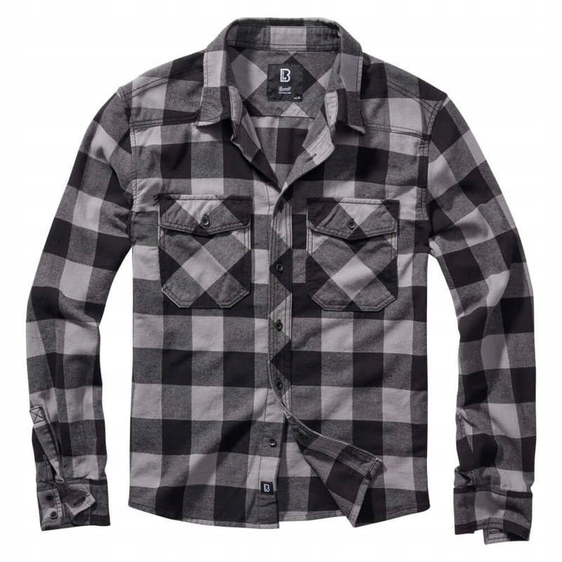 Brandit pánská košile casual Check Shirt dlouhý rukáv regular bavlna