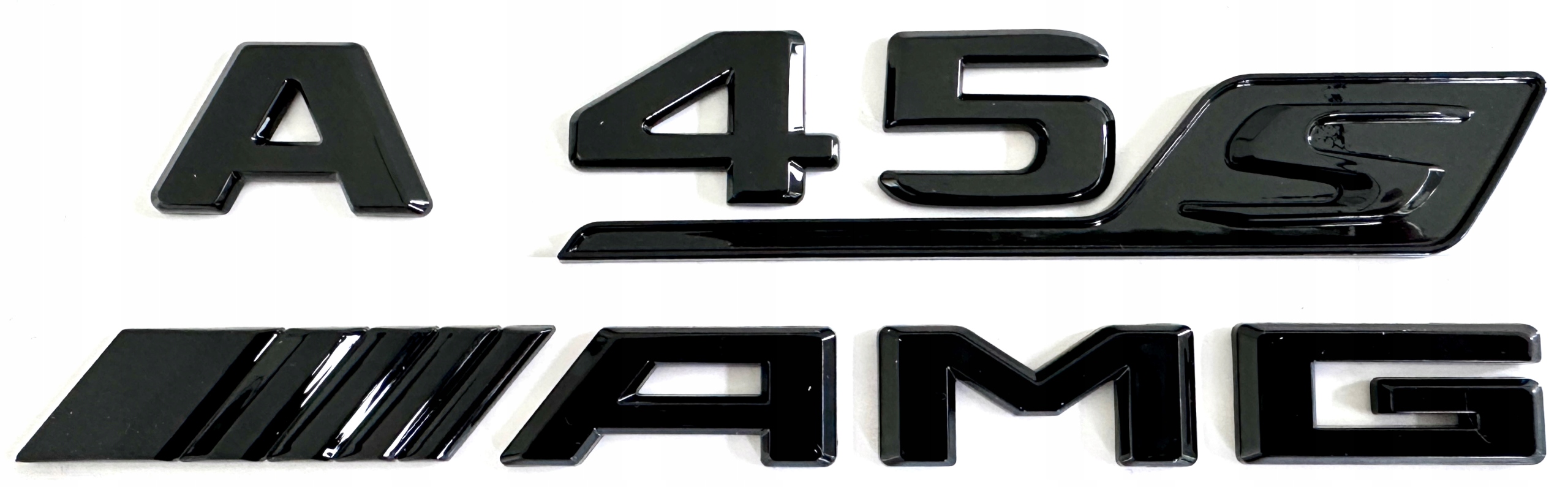 Mercedes A 45 S A45 S Amg emblém znak logo nápis čierny