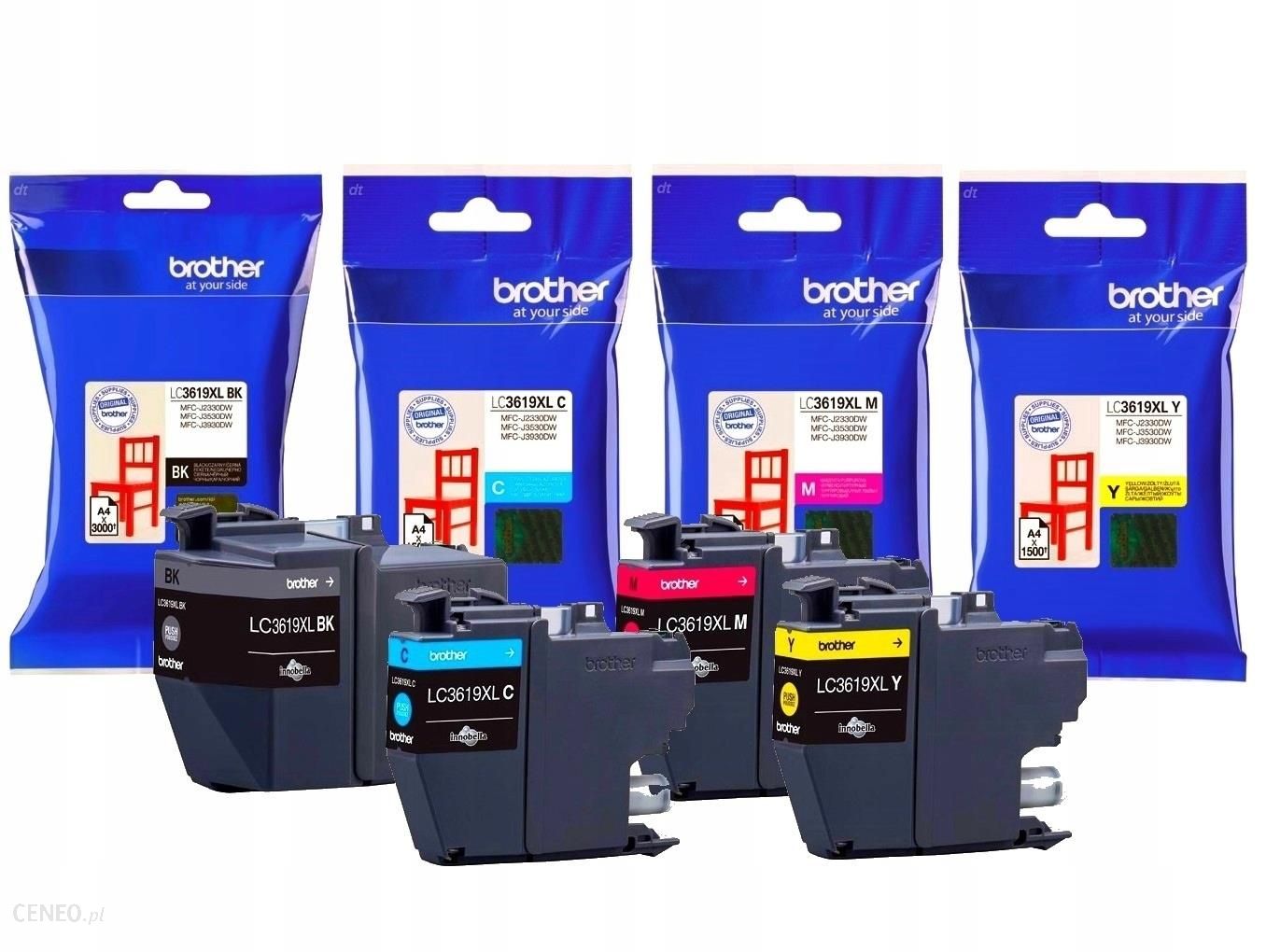 Komplet tuszy Brother LC3619XL Cmyk