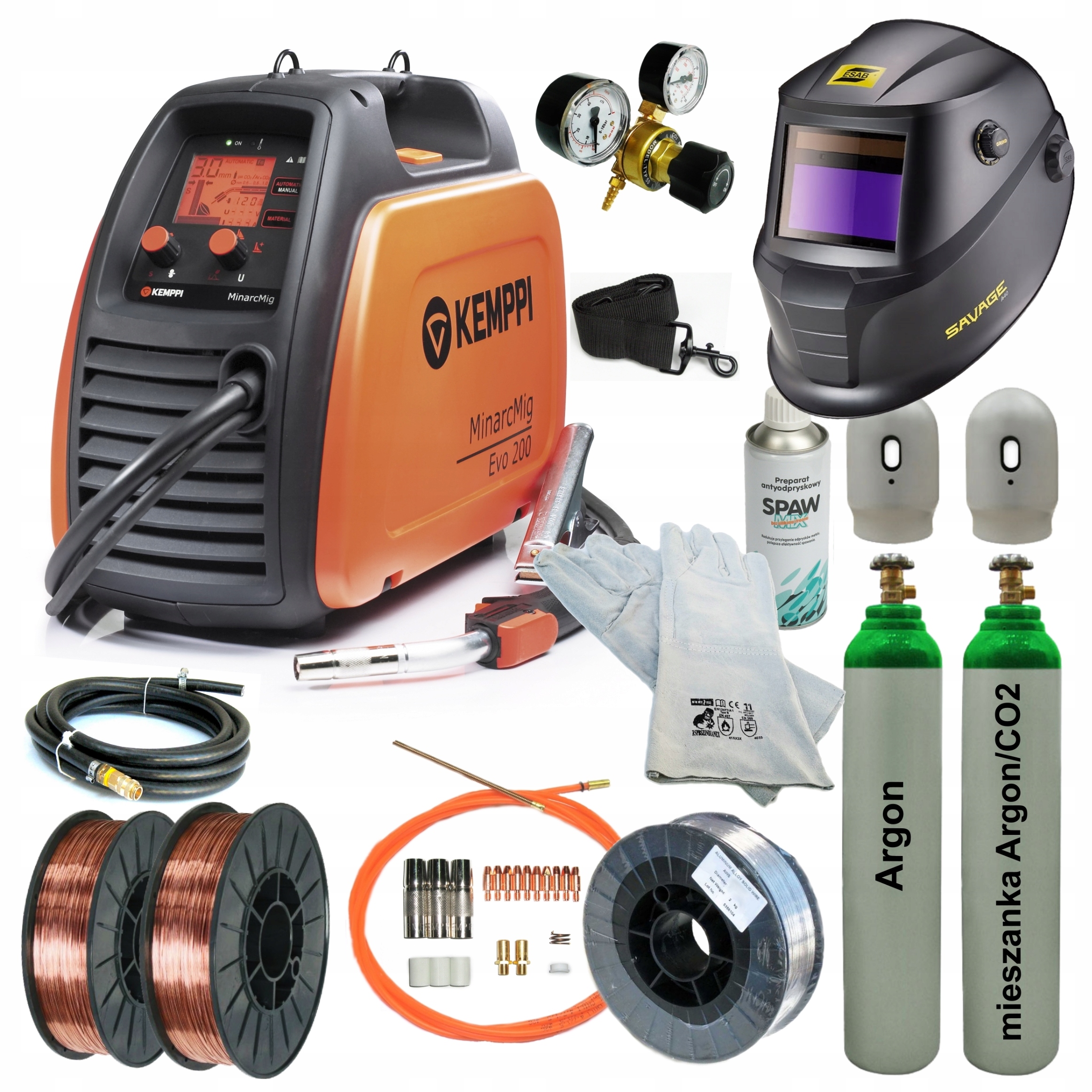 ЗВАРЮВАЛЬНИЙ АПАРАТ MIGOMAT KEMPPI MINARC MIG EVO 200 ESAB