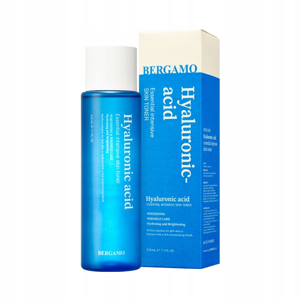 

Bergamo toner do twarzy Kwas Hialuronowy, 210 ml