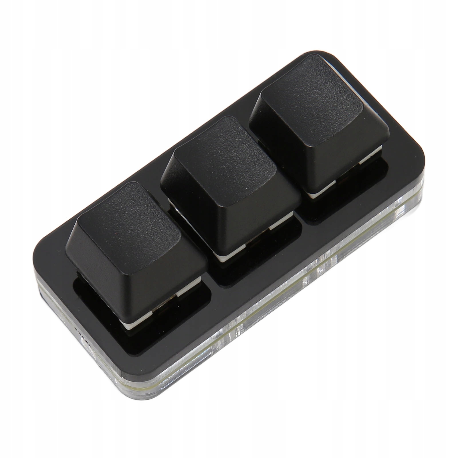 Miniklawiatura USB z 3 klawiszami Podświetlenie LED RGB obsługuje AX