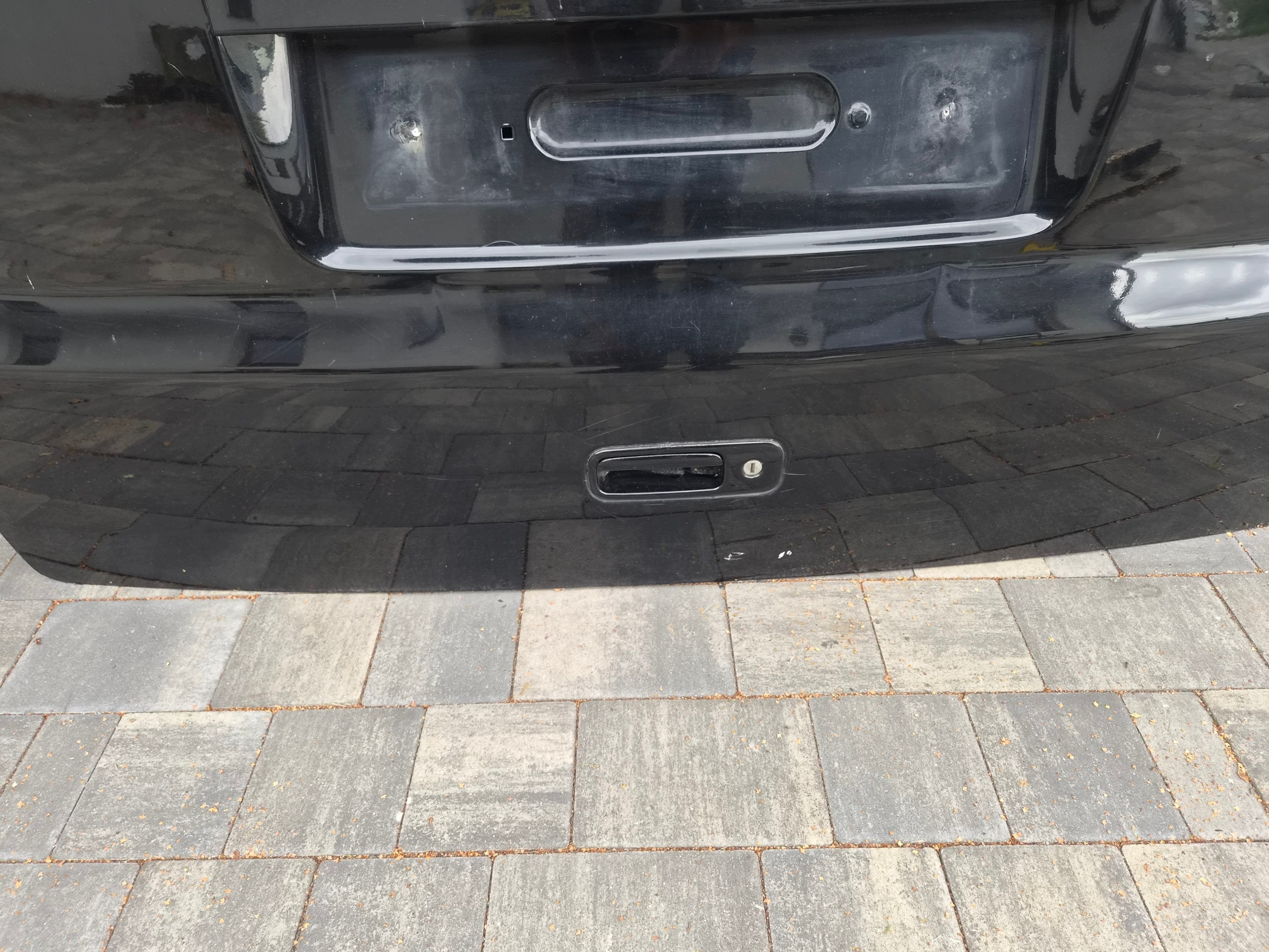 trunk door cover boot rear part VW T5 T5 LIFT black
