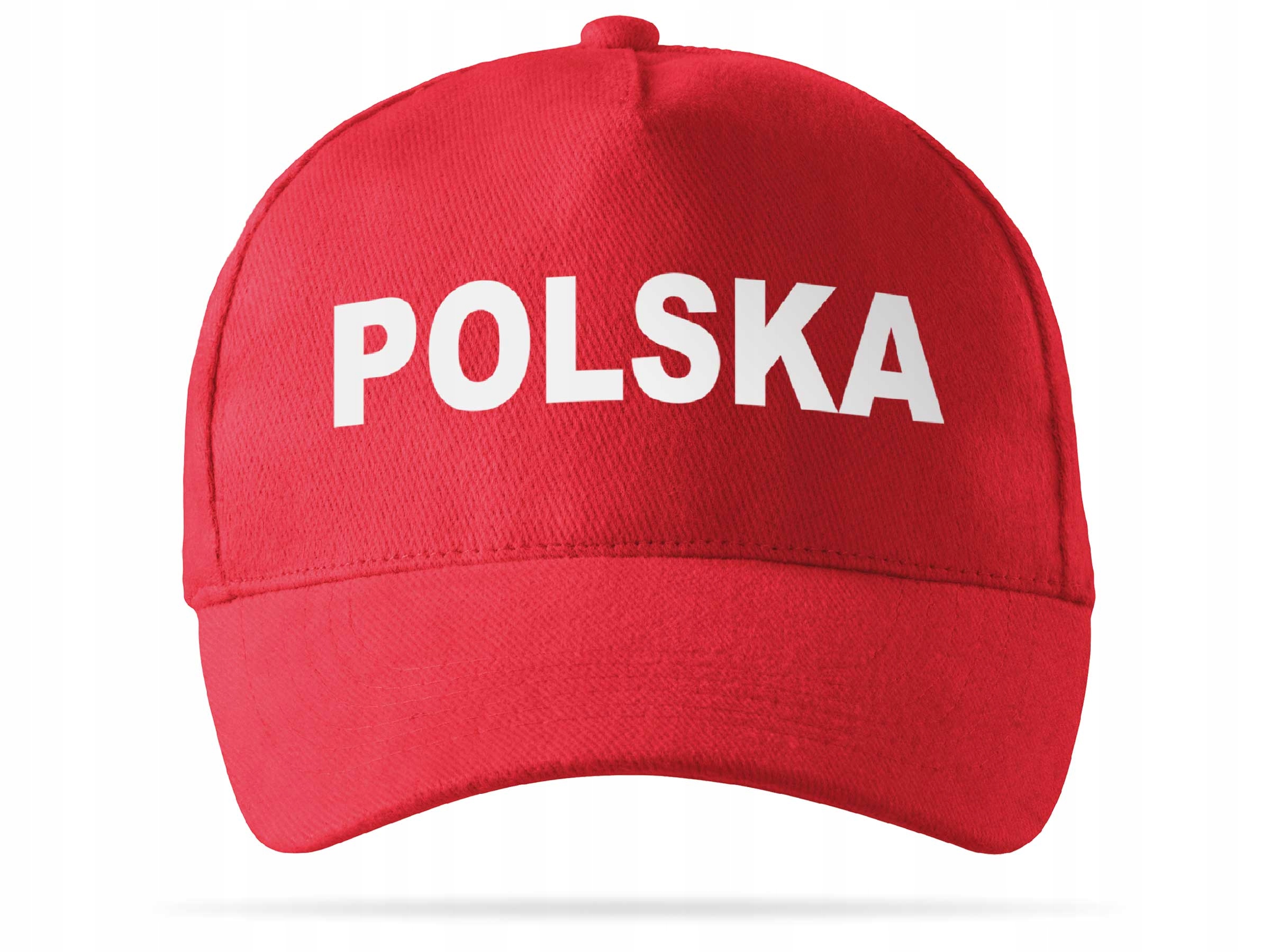 WIDOCZNA ODBLASKOWA CZAPKA Z DASZKIEM NAPIS POLSKA
