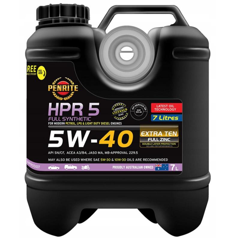 

Olej syntetyczny Penrite Hpr 5 5W-40 7L