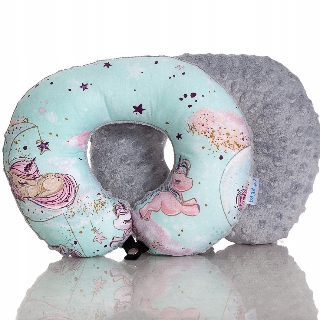 Poduszka podróżna z imieniem prezent Rogal Zagłówek dla dzieci jednorożce Rodzaj zagłówek