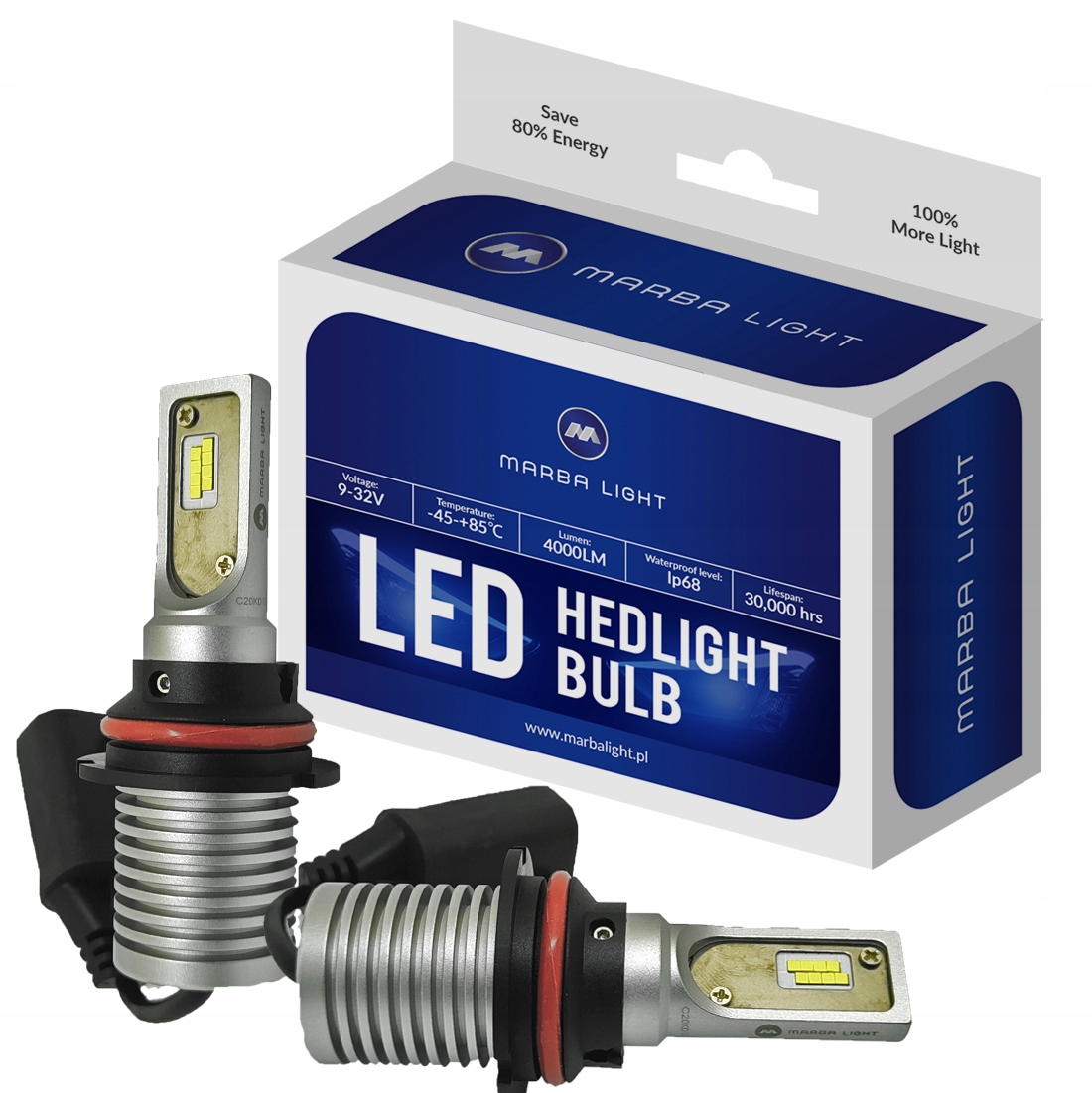 Led žiarovka HB1 9004 ML12HB1 Cadillac Dodge