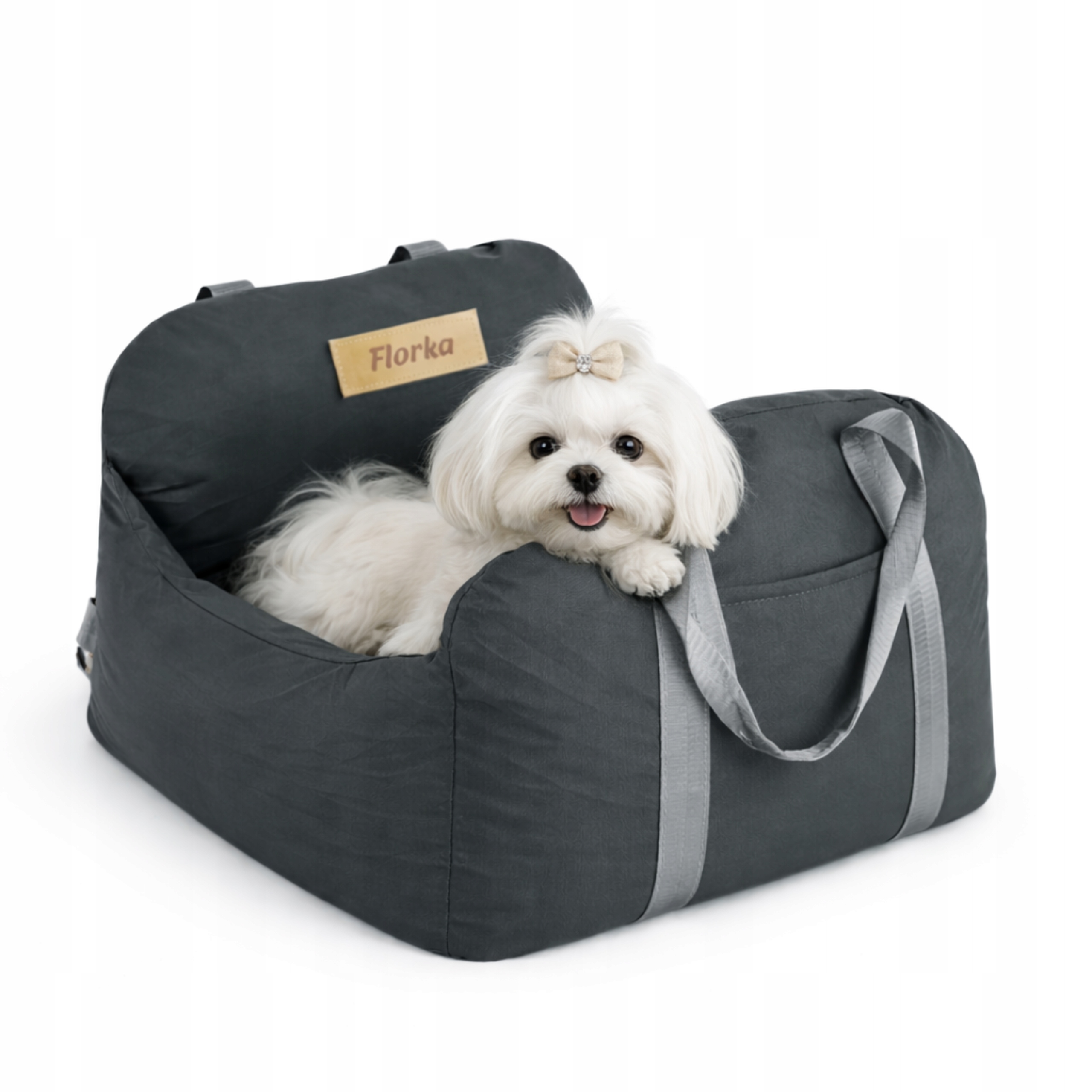 Levně Přepravka pro psa kočku autosedačka do auta pelíšek 2v1 Dárek