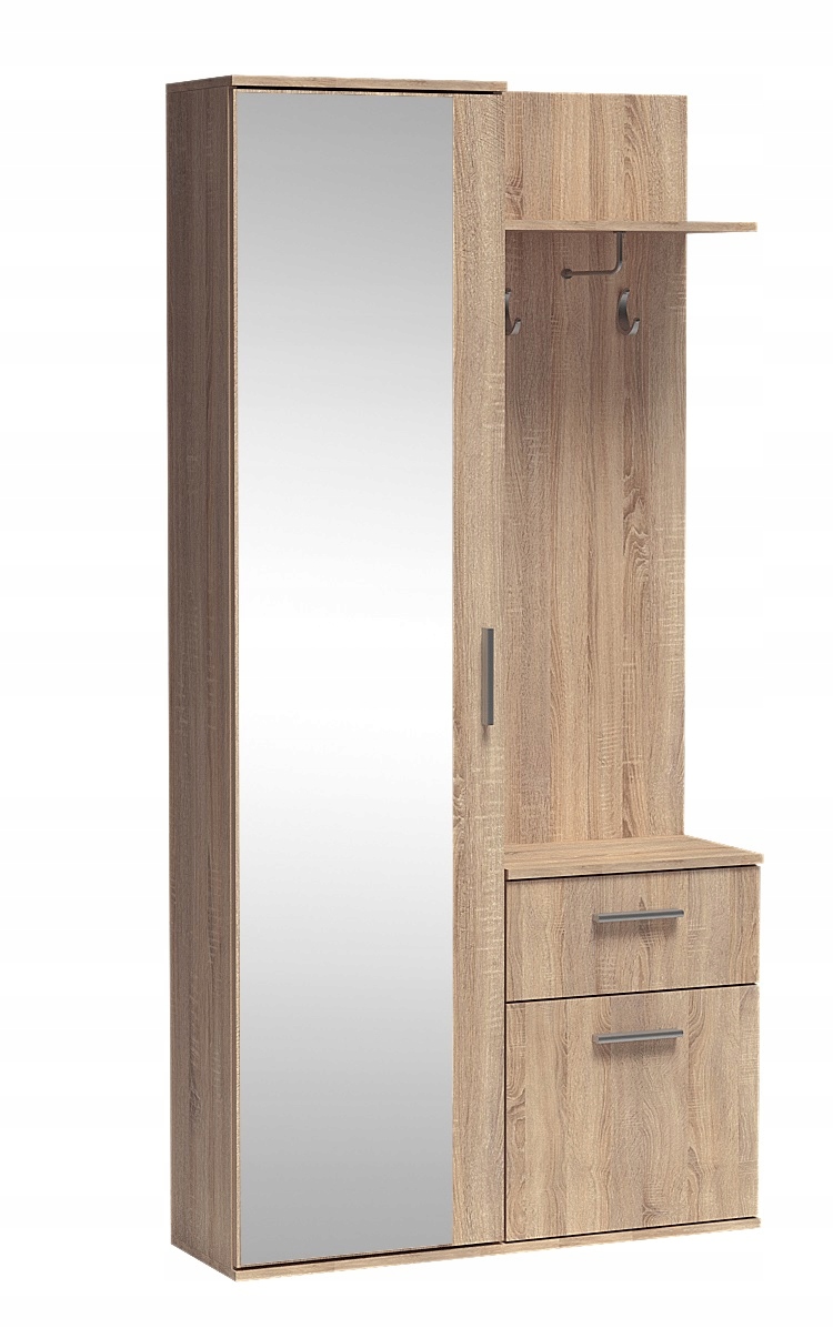 

Garderoba do przedpokoju z Lustrem wieszakami Luxi