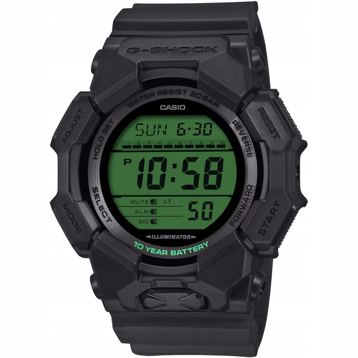 Casio G-Shock GD-010BEG-1ER 200 m Černý