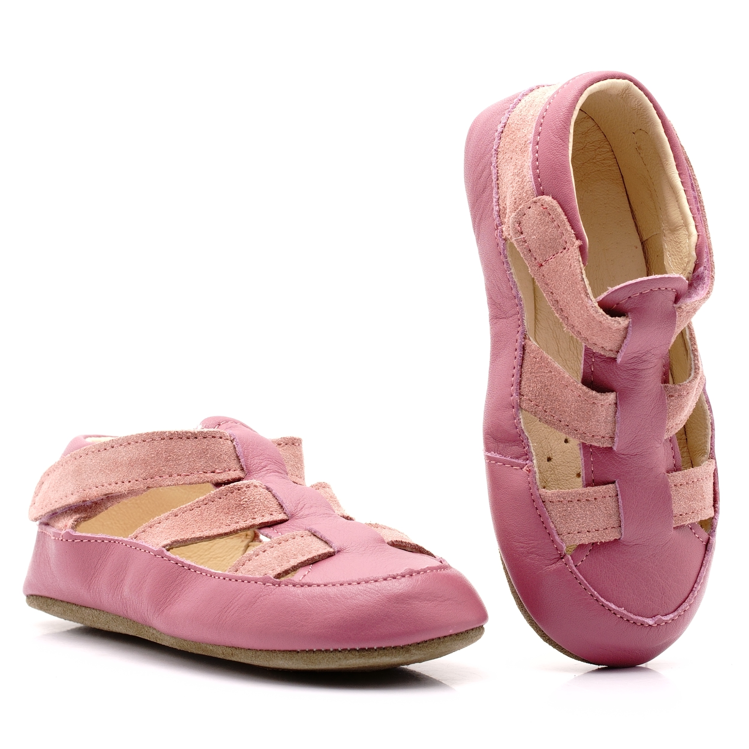 Obex Barefoot Skórzane Kapcie Lekkie Pantofle Buty Dziecięce Samoa 28