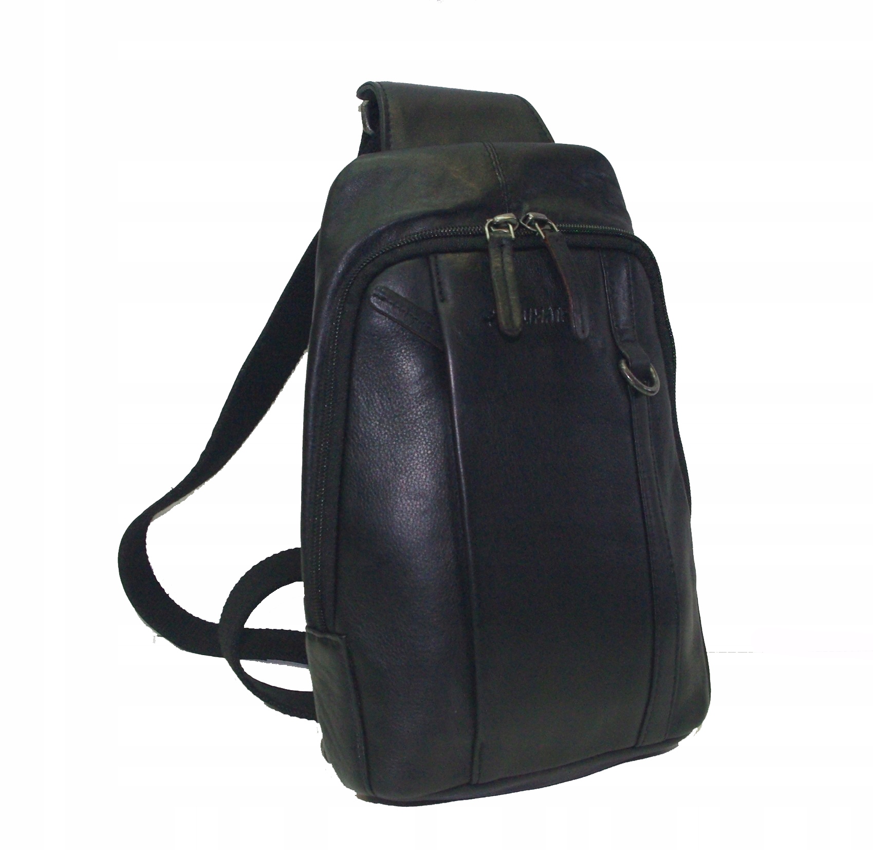 Batoh, taška na jedno rameno, černá Sumatra