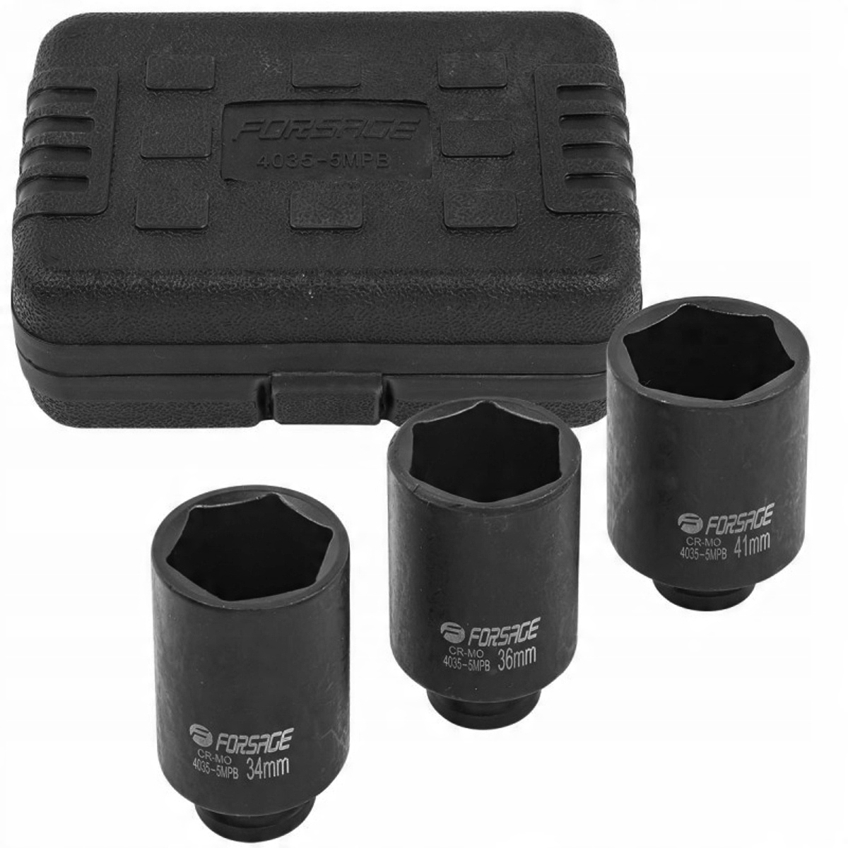 

Zestaw Nasadek udarowych Długich 1/2" 34-41 52970