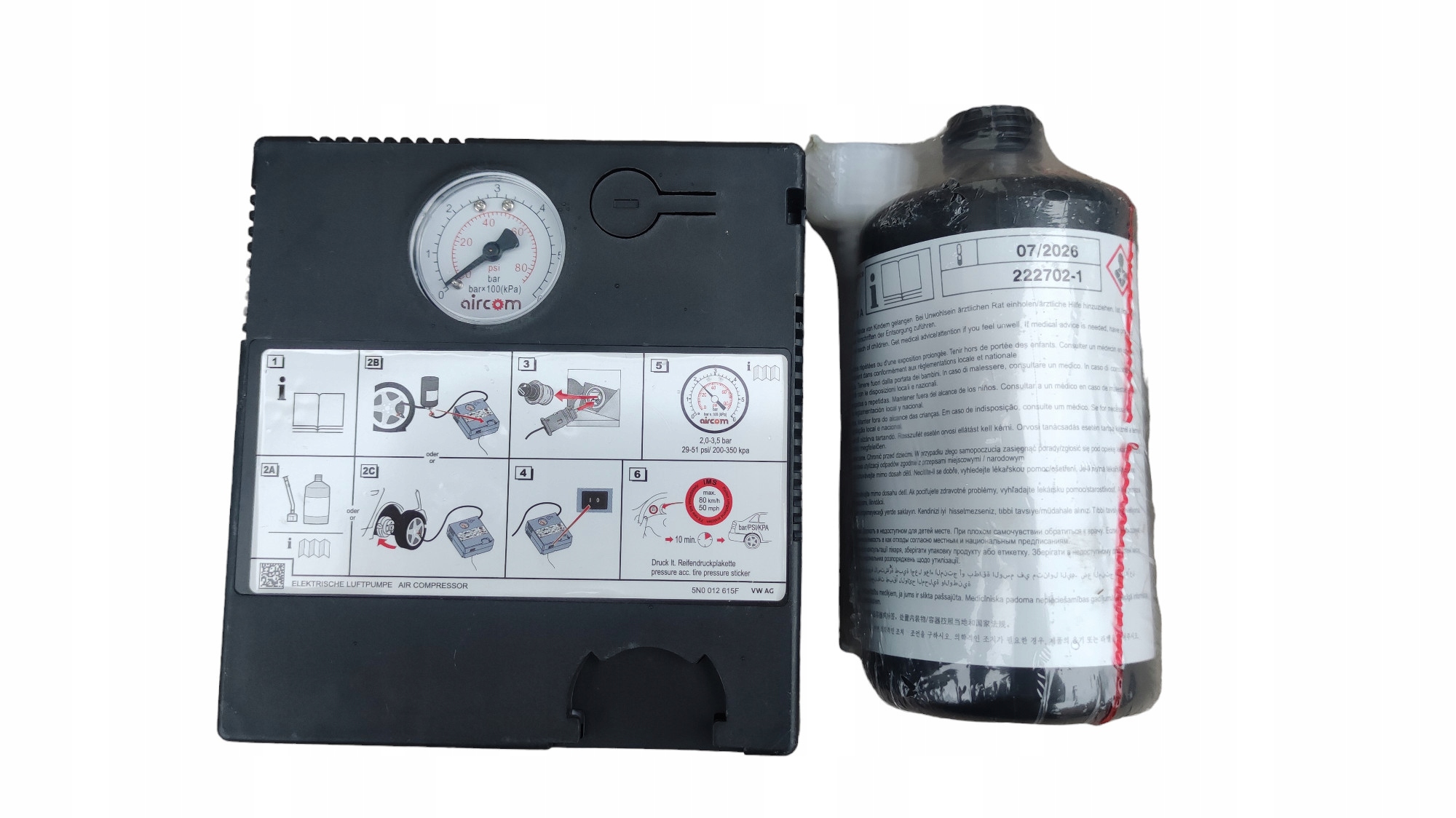 ZESTAW NAPRAWCZY KOLA OPONY VAG PASSAT B8 TOUAREG OCTAVIA AUDI A4 A6 NOWY