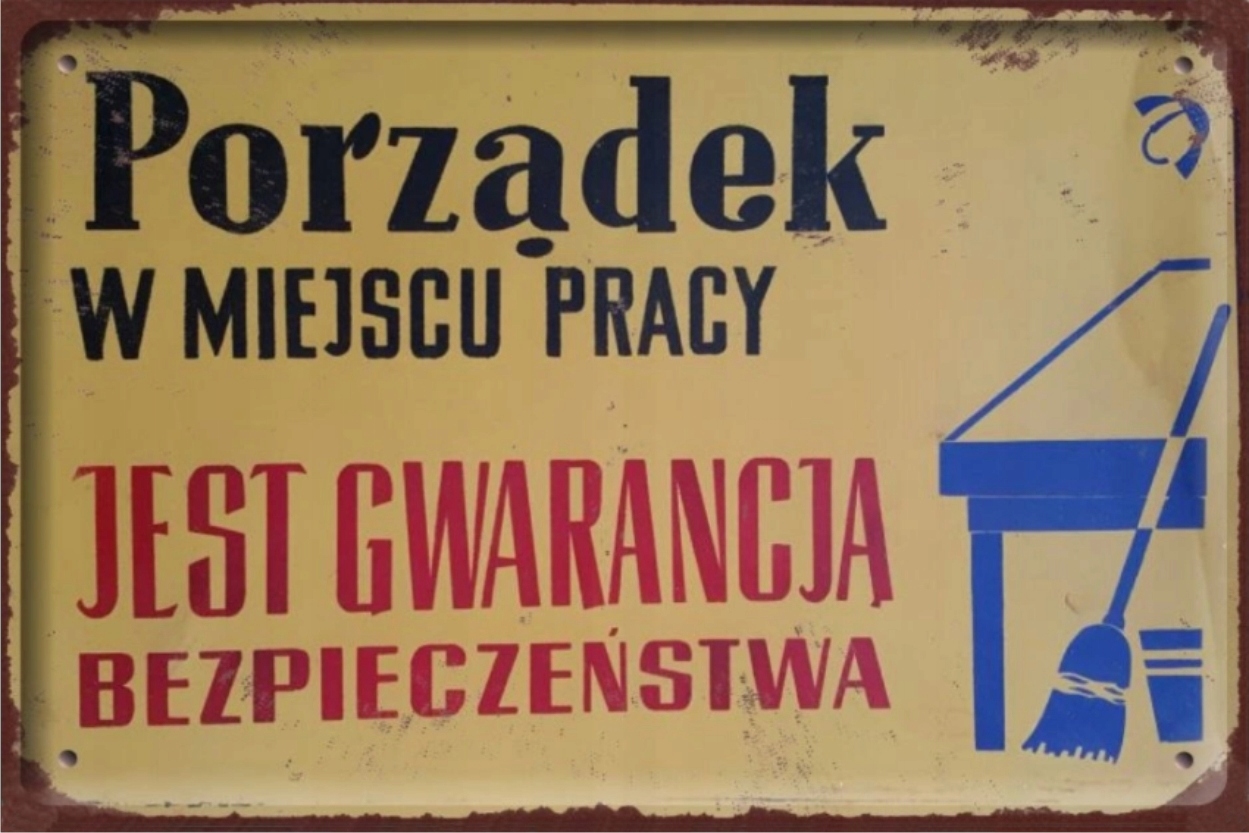 Tabliczka PRL 30x20 cm PRL26