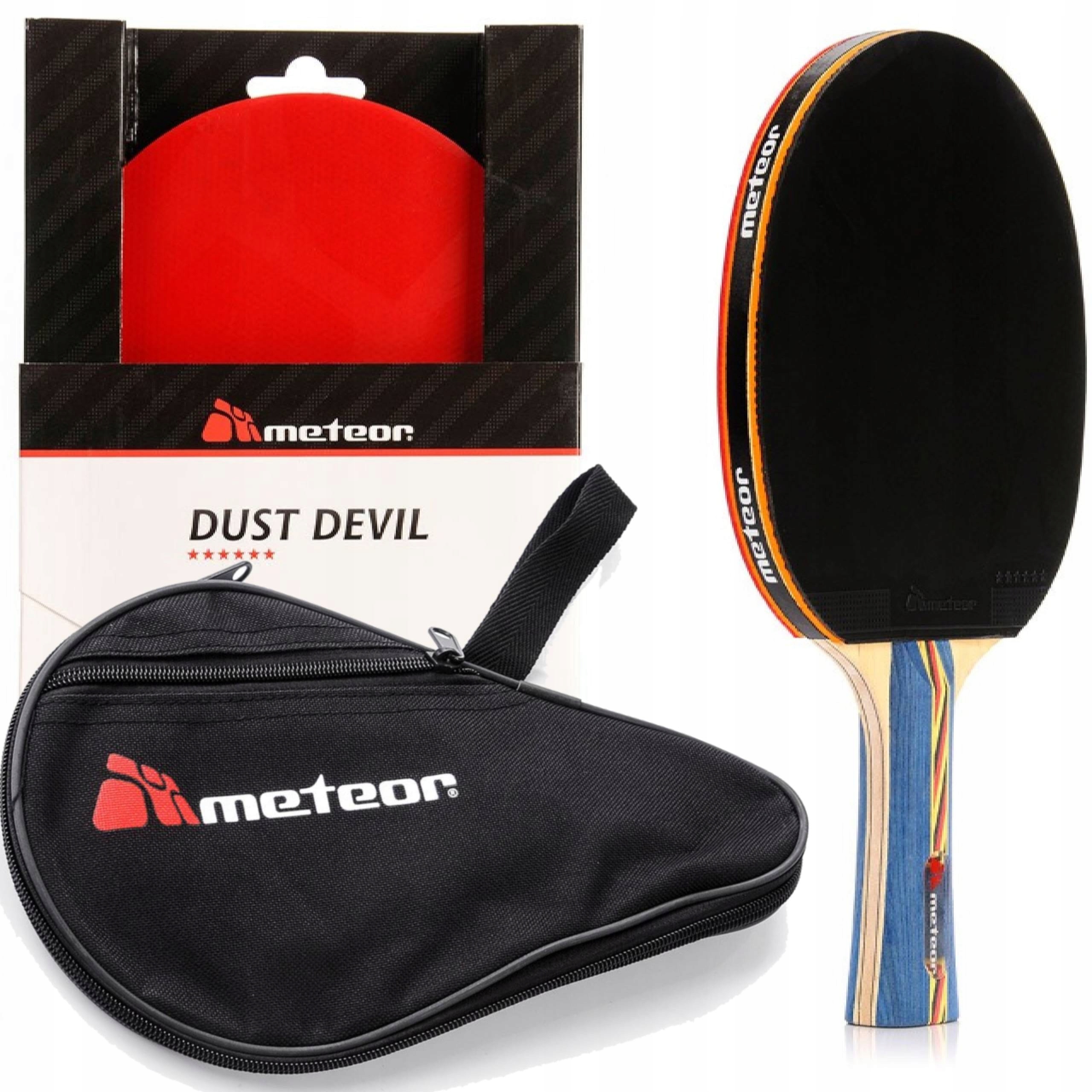 Zestaw Rakietki Do Ping Ponga Tenisa Stołowego 2 Szt+ Pokrowiec Meteor