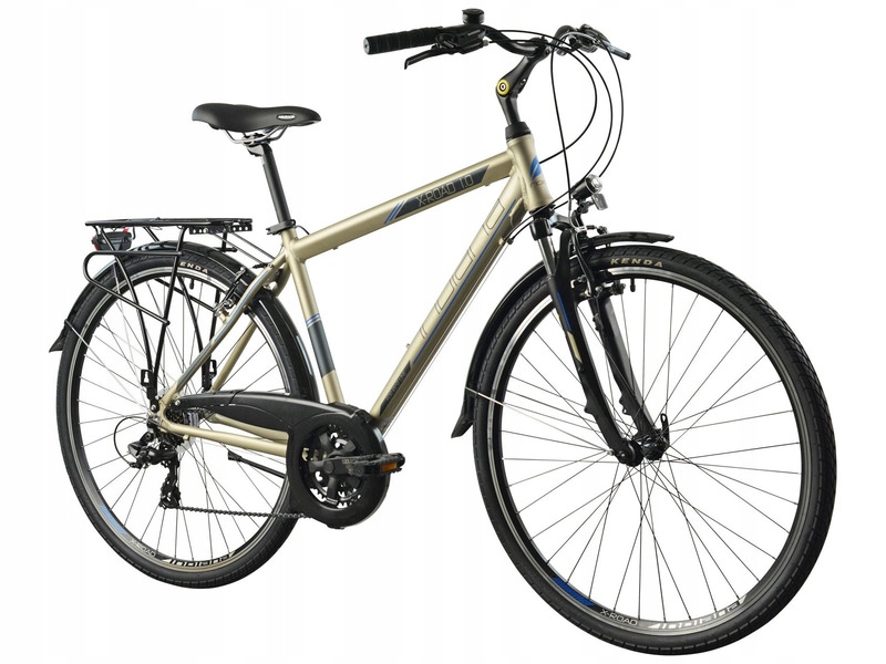 Rower trekkingowy Indiana X-Road 1.0 M17 28 cali Amar męski Piaskowy