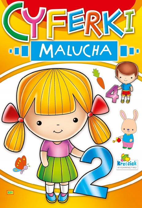 Kolorowanki 831. Cyferki malucha